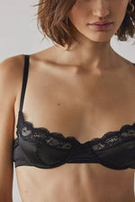 Load image into Gallery viewer, Chloe Satin & Lace Underwired Bra