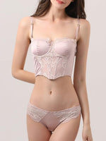 Load image into Gallery viewer, Noelia Satin Bustier & Bottom Set