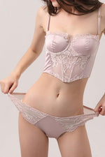 Load image into Gallery viewer, Noelia Satin Bustier & Bottom Set