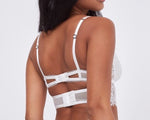 Load image into Gallery viewer, Eliana Satin &amp; Lace Underwired Bustier
