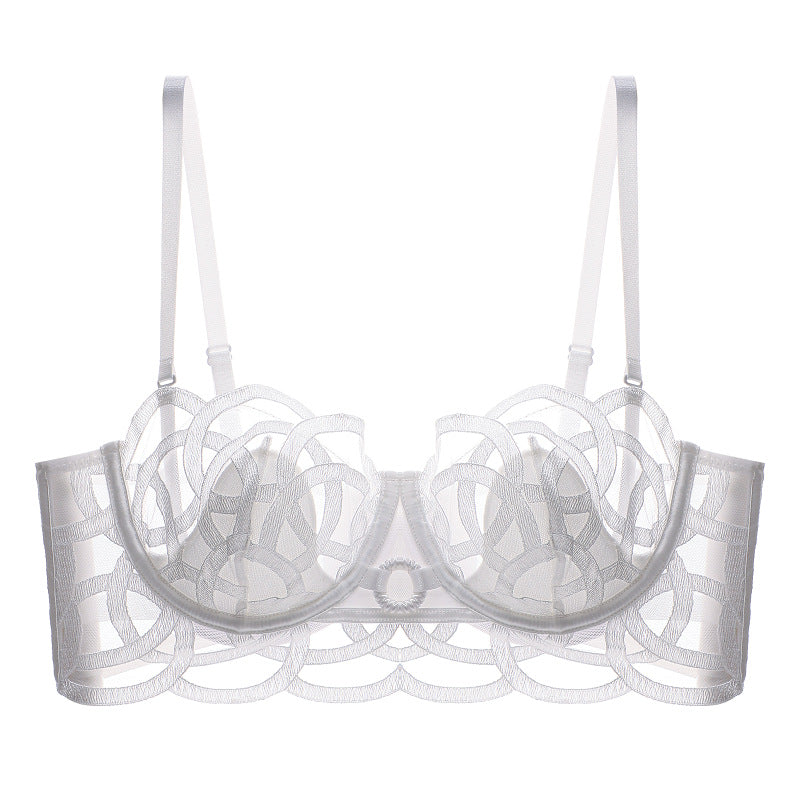 Claudia Lace & Mesh Balconette Bra