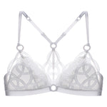 Load image into Gallery viewer, Evelyn Racerback Wireless Mesh Bra
