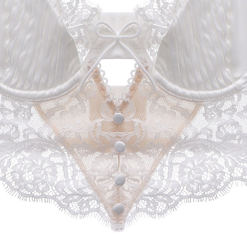 Madeline Lace Bustier Balconette Bra