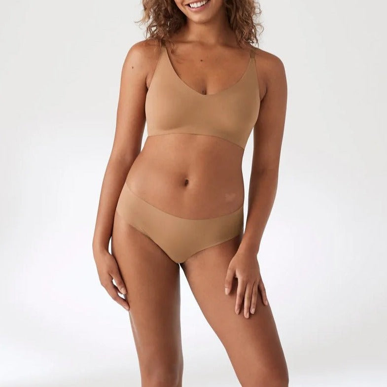 Ava Soft Seamless Bra - Black